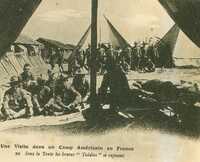  1914-1918 Camp américain en France Les Teddies se reposent American camp in France Teddies rest.jpg 